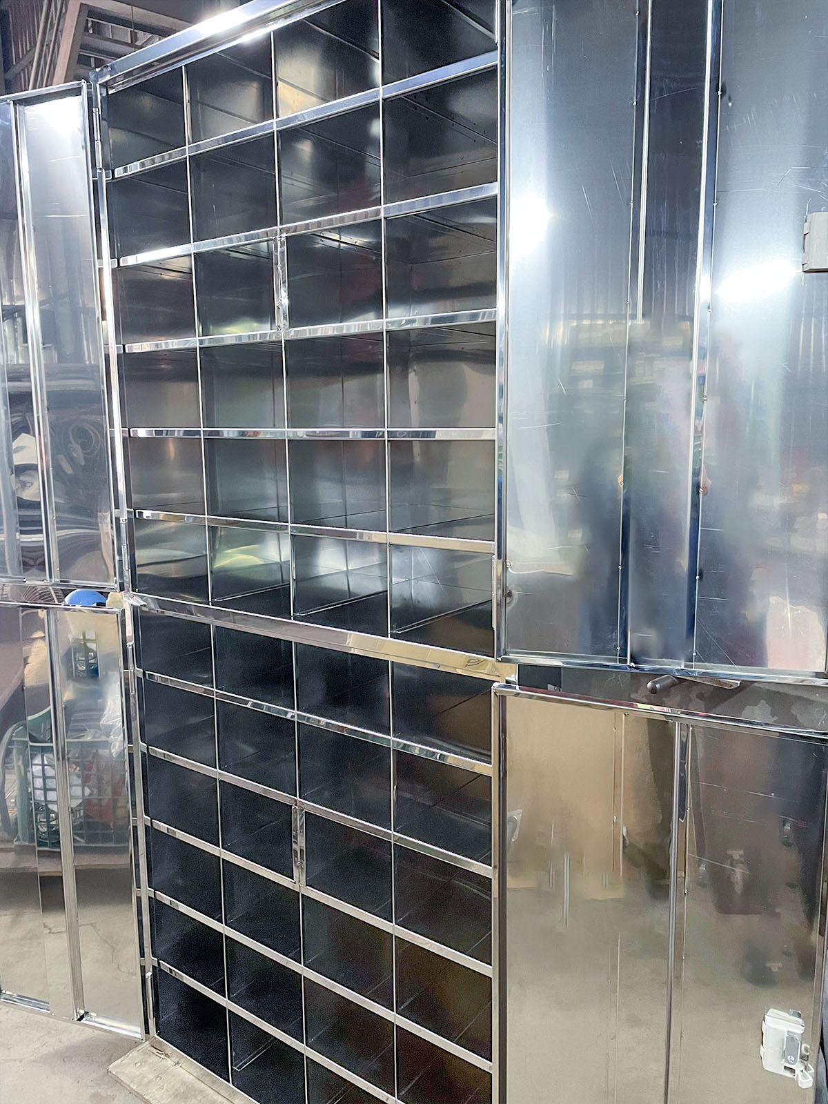 不銹鋼翠盤存放櫃 不銹鋼翠盤存放櫃